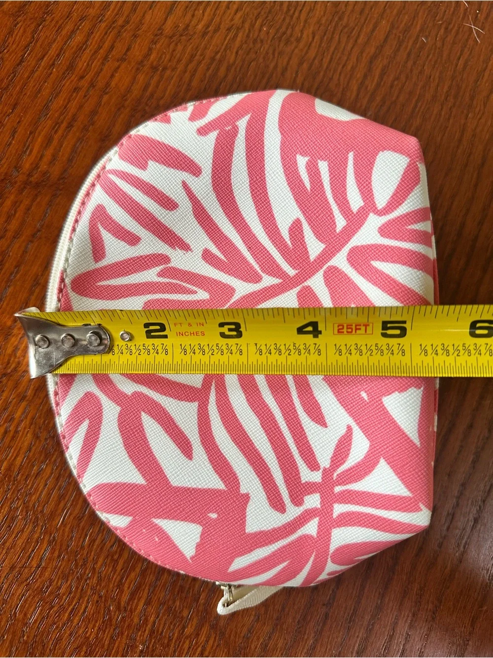 kate spade Pink and White Floral-Print Cosmetic Pouch
